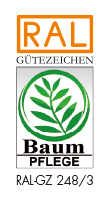 Logo Gütegemeinschaft RAL Baumpflege – Gütezeichen Baumfällung